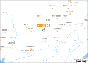 map of Kavisós