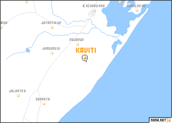 map of Kaviti