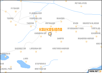 map of Kavkasianá