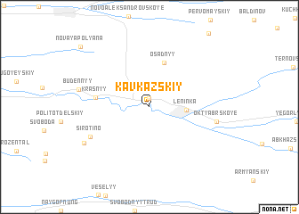 map of Kavkazskiy