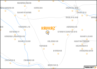 map of Kavkaz