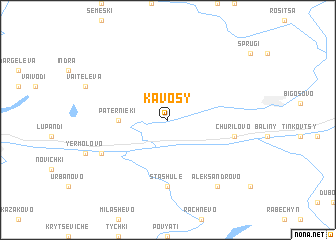 map of Kavosy