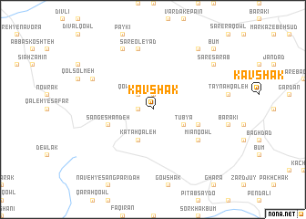 map of Kavshak