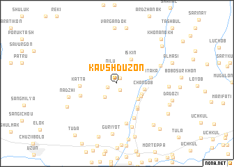 map of Kavshdŭzon