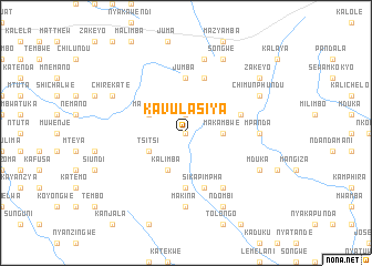 map of Kavulasiya