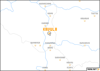 map of Kavula