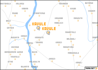 map of Kavule