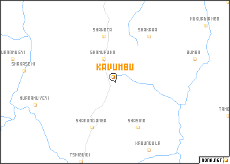 map of Kavumbu