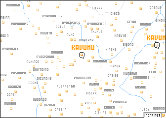 map of Kavumu