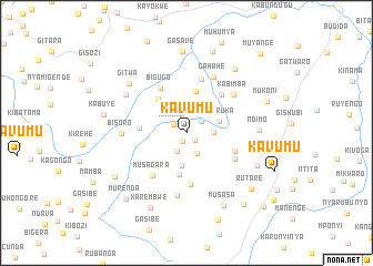 map of Kavumu