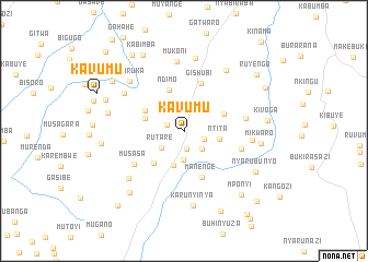 map of Kavumu