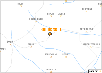 map of Kavurgalı