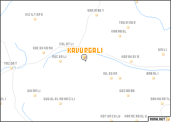 map of Kavurgalı