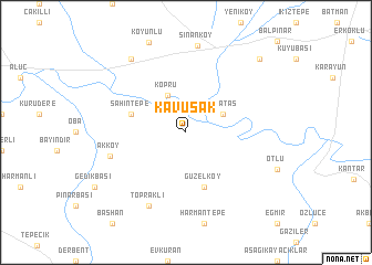 map of Kavuşak
