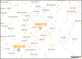 map of Kavuza