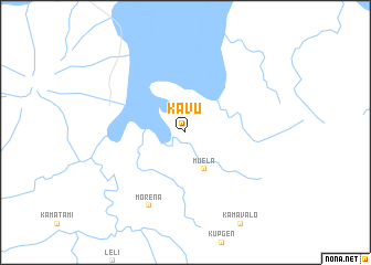 map of Kavu