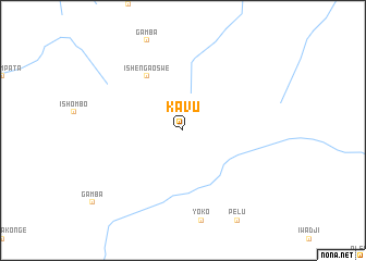 map of Kavu