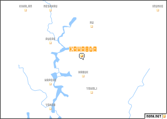 map of Kawabda