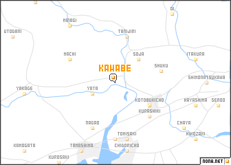 map of Kawabe