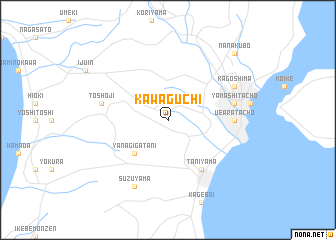 map of Kawaguchi