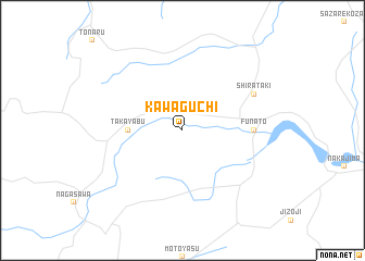 map of Kawaguchi