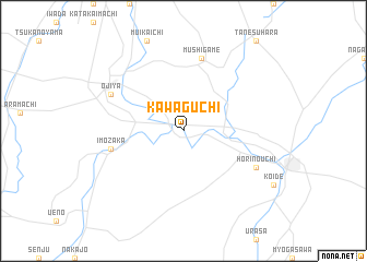 map of Kawaguchi