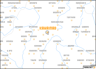 map of Kawaina 1