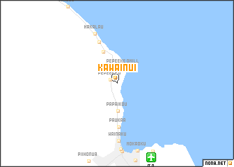 map of Kawainui