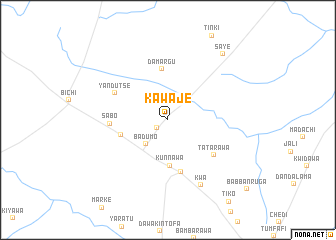 map of Kawaje