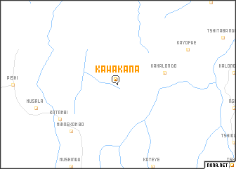 map of Kawakana