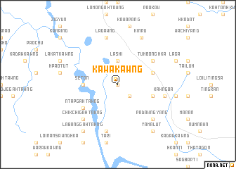 map of Kawakawng