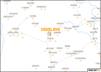 map of Kawalake