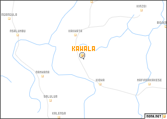 map of Kawala