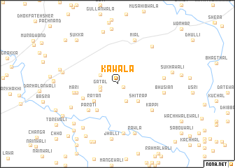 map of Kawāla