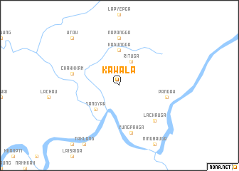 map of Kawāla