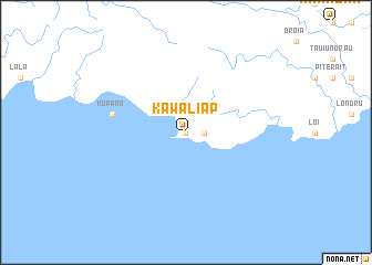 map of Kawaliap