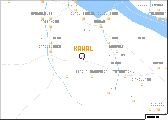 map of Kawal