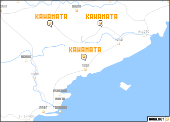 map of Kawamata