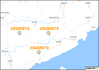 map of Kawamata