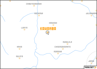 map of Kawamba