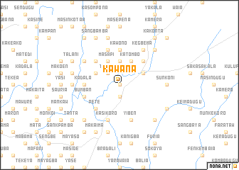 map of Kawana