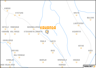 map of Kawanda