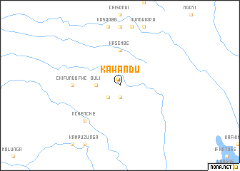 map of Kawandu