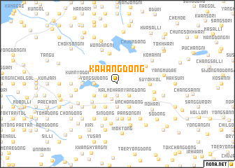 map of Kawang-dong