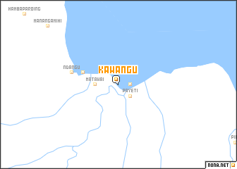 map of Kawangu