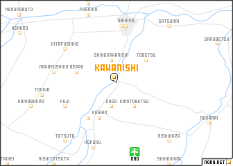 map of Kawanishi