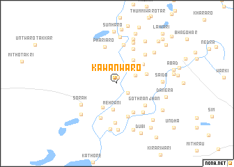 map of Kāwanwāro