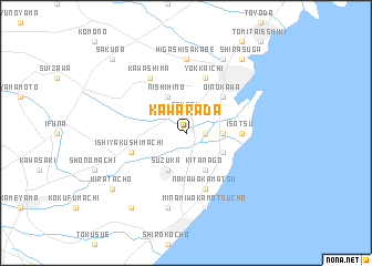 map of Kawarada