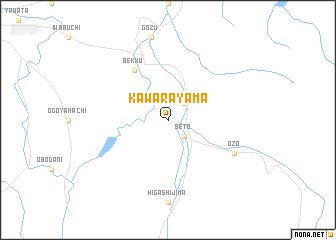 map of Kawarayama