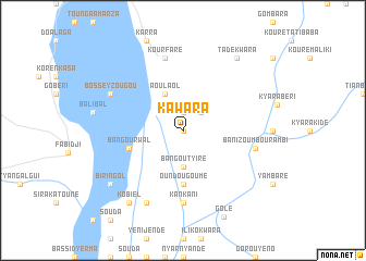 map of Kawara